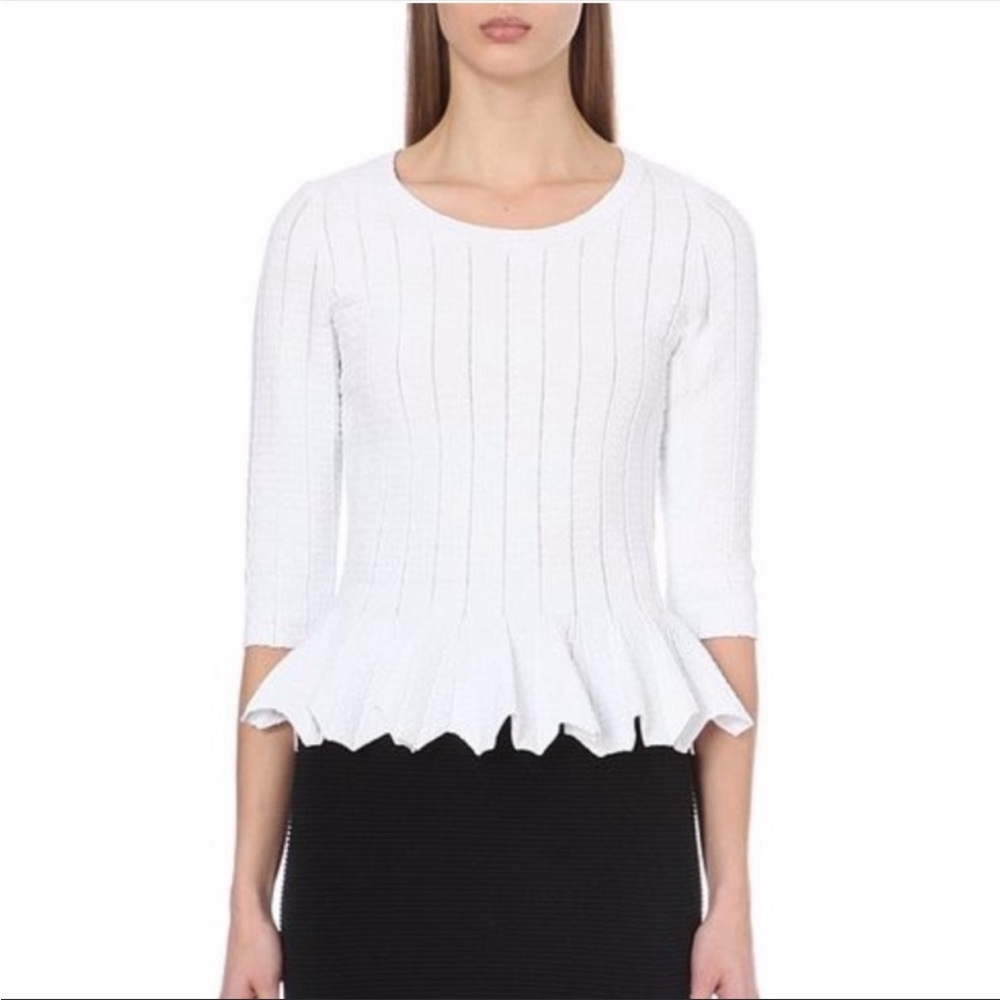 Simkhai peplum sweater